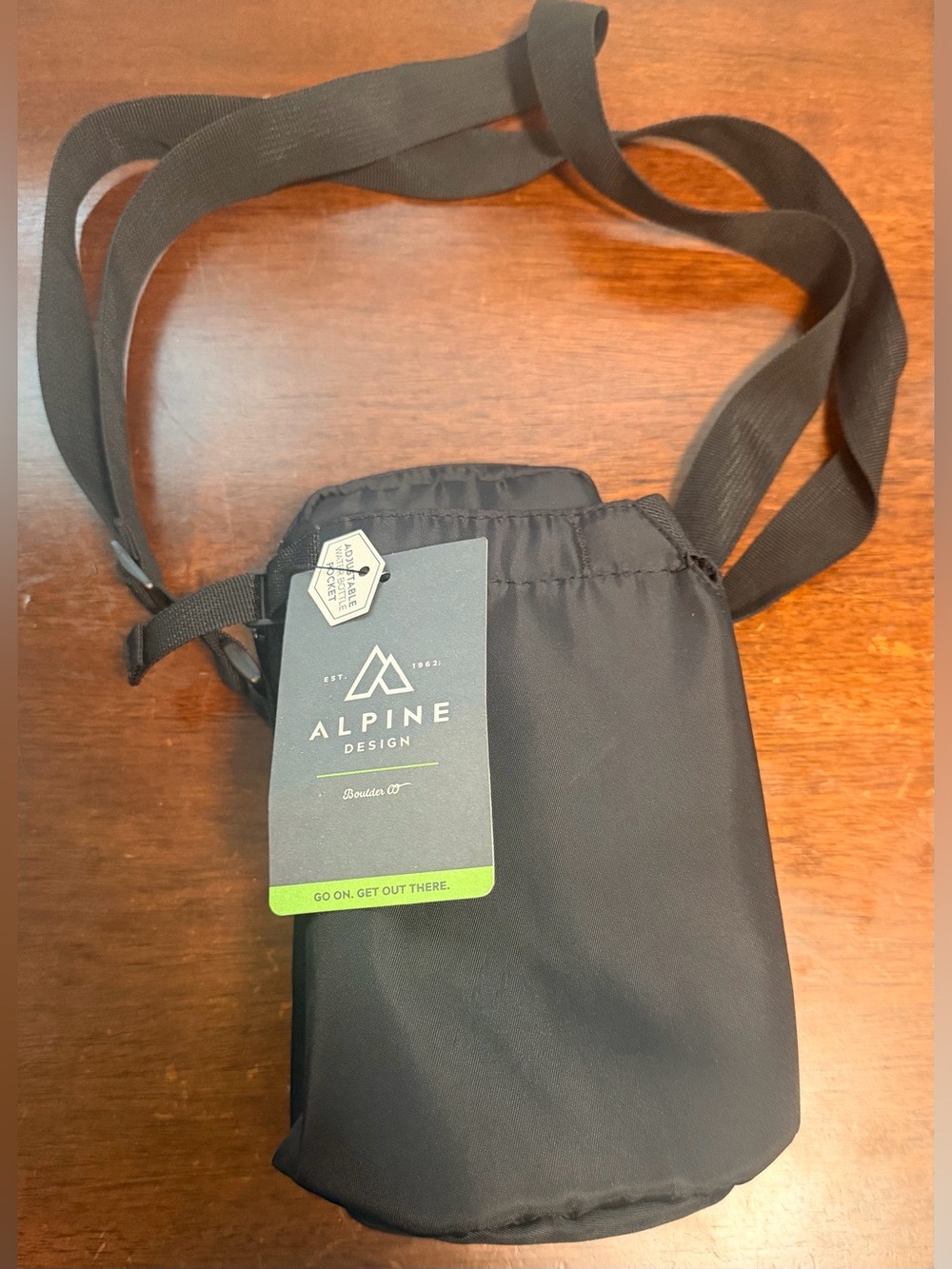 Alpine Design Black Compact Crossbody Pouch